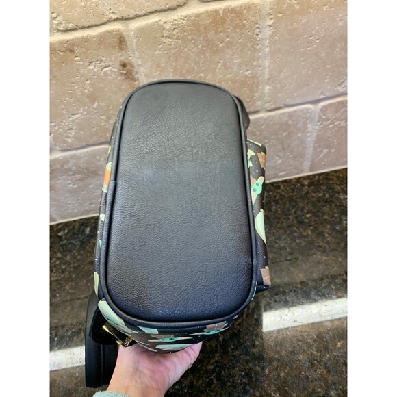 Loungefly Disney Parks Star Wars The Mandalorian Grogu Yoda Backpack Like New - Picture 10 of 12